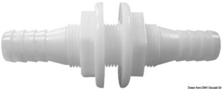 Osculati 17.237.10 Passaparatia 19/20 Mm In Nylon Bianco succhiarole ed accessori per tubazioni di scarico