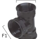 Osculati 17.237.53 Raccordo A T Termopolimero 1"-1" succhiarole ed accessori per tubazioni di scarico