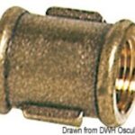 Osculati 17.270.03 Manicotto Ottone Femmina/Femmina 1" raccorderia scarichi a mare e valvole in ottone