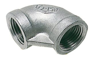 Osculati 17.326.06 Gomito 90° Femmina/Femmina Inox 1" 1/2 raccorderia scarichi a mare e valvole in acciaio inox 316
