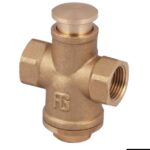 Osculati 17.400.03 Rubinetto Ottone A Pulsante 3/8" rubinetti e docce