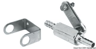 Osculati 17.405.00 Rubinetto Carburante Passaggio 8 Mm Rina rubinetti deviatori e passaparatie per carburante