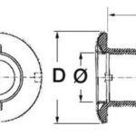 Osculati 17.422.85 Scarico A Mare Inox 1" 1/2 X 112 Mm raccorderia scarichi a mare e valvole in acciaio inox 316