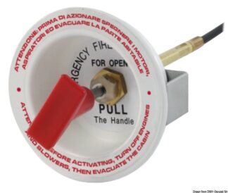 Osculati 17.450.96 Vano Incasso "Fire Extinguisher" rubinetti deviatori e passaparatie per carburante