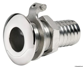 Osculati 17.523.13 Scarico A Mare Inox 1" X 30 Mm raccorderia scarichi a mare e valvole in acciaio inox 316