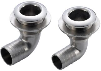 Osculati 17.526.06 Scarico A Mare A Gomito 1" 1/2 X 51 Mm raccorderia scarichi a mare e valvole in acciaio inox 316