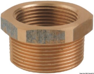 Osculati 17.563.05 Riduzione In Bronzo M-F Da 3/4" X 1/2" raccorderia scarichi a mare e valvole in bronzo