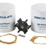 Osculati 17.600.07 Kit Manutenzione Motori Diesel Volvo 21189422 filtri olio aria gasolio per motori