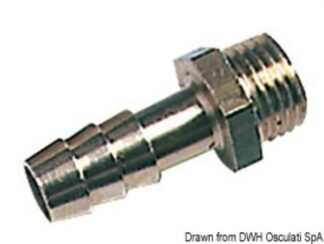 Osculati 17.660.02 Raccordo Per Tubo In Rame Portagomma 8 Mm filtri racor