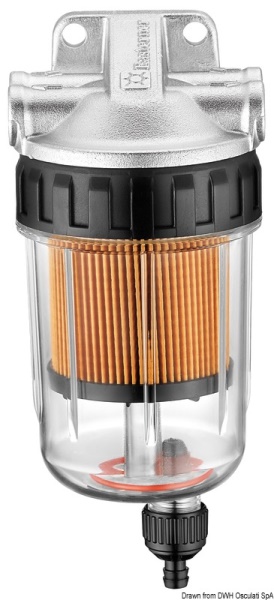 Osculati 17.661.60 Filtro Gasolio 205-420 L/H filtri benzina e gasolio