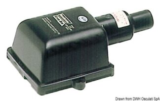 Osculati 17.710.01 Succhiarola Whale Orizzontale In Nylon Nero succhiarole ed accessori per tubazioni di scarico