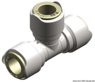 Osculati 17.815.02 Raccordo A T Whale raccordi rapidi o 15 mm per impianti idraulici whale