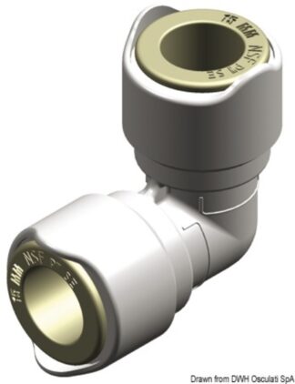 Osculati 17.815.03 Raccordo A Gomito Whale raccordi rapidi o 15 mm per impianti idraulici whale