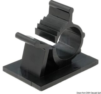 Osculati 18.009.22 Fascetta Reggicavo Adesiva Ø 22/25,4 Mm fascette in plastica fermatubi fermacavi