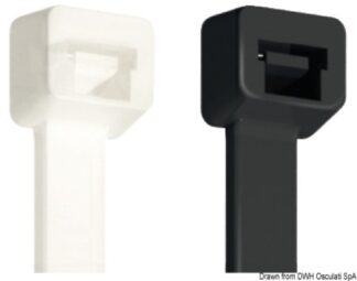 Osculati 18.051.11 Fascetta Nera 3,5X200 fascette in plastica fermatubi fermacavi