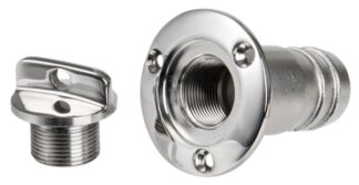 Osculati 18.347.00 Tappo Scarico Inox 48 Mm tappi di scarico svuotamento pozzetto