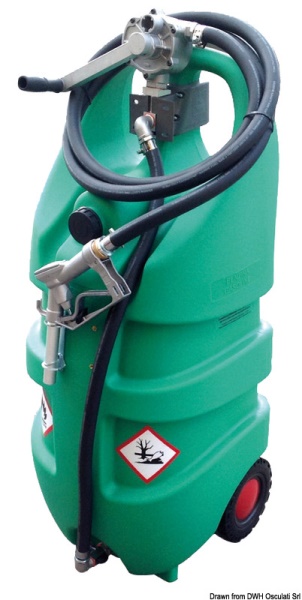 Osculati 18.405.10 Serbatoio Per Benzina Con Ruote 110L Omologato Adr taniche canestri ed imbuti