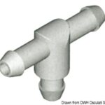 Osculati 19.108.01 Raccordo A T Per Lavavetri tergicristalli