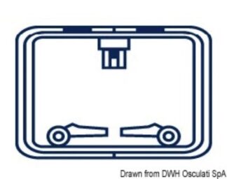 Osculati 19.351.01 Cover Passo Uomo 400 X 260 Mm oscuranti tendine ed accessori oblo