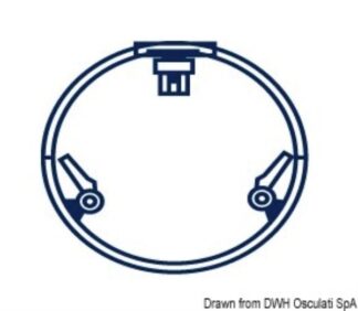 Osculati 19.352.02 Cover Passo Uomo Ø 500 Mm oscuranti tendine ed accessori oblo