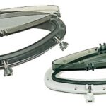 Osculati 19.616.00Bi Oblò Ellittico Bomar Bianco 203 X 470 Mm oblo e passi uomo bomar