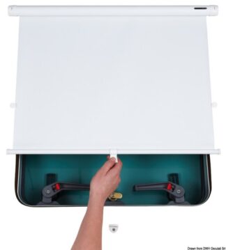 Osculati 19.880.03 Tenda Avvolgibile Oceanair Cabinshade 550 X 600 Mm tende per oblo e boccaporti oceanair