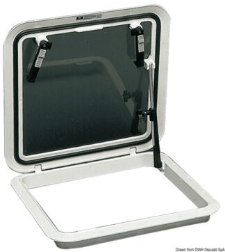 Osculati 19.910.10Bi Passouomo Bomar Flushdeck  Bianco 304 X 302 Mm oblo e passi uomo bomar