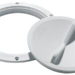 Osculati 20.201.00 Tappo Ispezione Bianco 102 Mm Apertura Facilitata botole dispezione