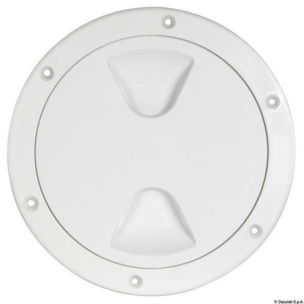 Osculati 20.207.00 Tappo Ispezione A Vite Bianco 203 Mm botole dispezione