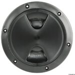 Osculati 20.206.20 Tappo Ispezione A Vite Nero 125 Mm botole dispezione