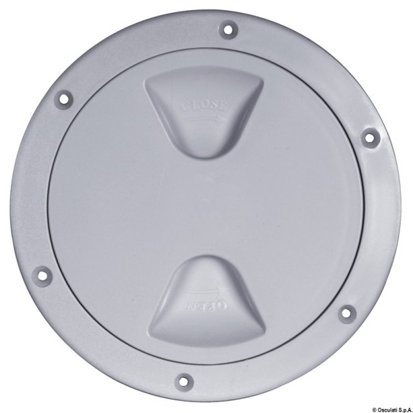 Osculati 20.205.30 Tappo Ispezione 6" Grigio Ral7042 botole dispezione