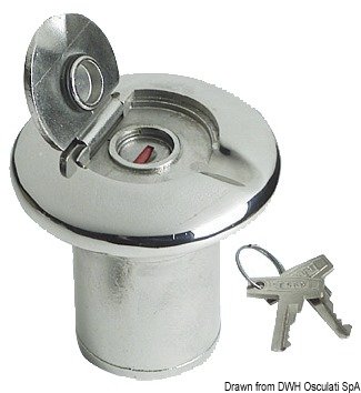 Osculati 20.568.31 Tappo Inox Fuel 38 Mm Rina tappi imbarco ed accessori