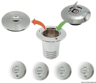 Osculati 20.668.21 Solo Tappo Con Chiave Fuel tappi imbarco ed accessori