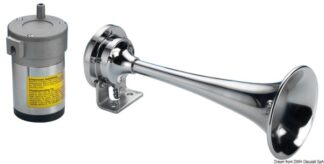 Osculati 21.442.12 Tromba Cromata 1 Corno 12 V trombe da appoggio e megafoni