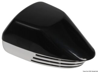 Osculati 21.450.00Ne Tromba Abs Cromato E Nero 12 V trombe da appoggio e megafoni