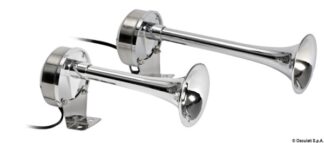 Osculati 21.452.07 Tromba Doppia 12 V 210 + 268 Mm trombe da appoggio e megafoni