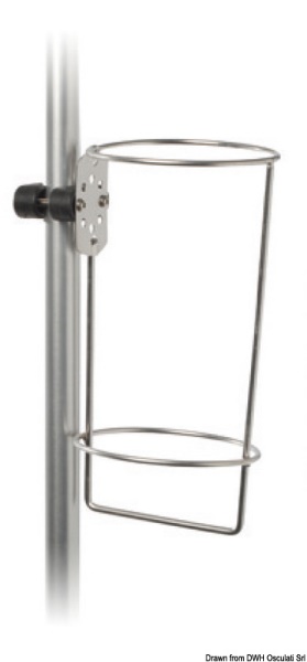 Osculati 22.408.09 Supporto Inox Per 22.408.08 supporti salvagente e attrezzature di salvataggio