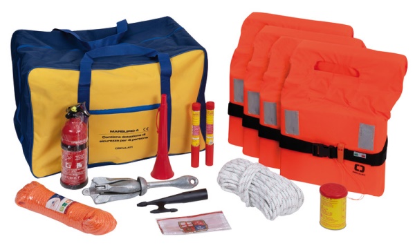 Osculati 22.411.41 Kit Marsupio 6 Persone Entro 6 Miglia (Articolo Soggetto A Eco-Contributo Co.Ge.Pir) kit navigazione marsupio
