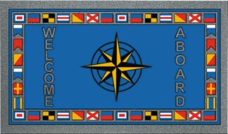 Osculati 23.909.00 Zerbino Format 40 X 68 Cm Rosa Dei Venti zerbini