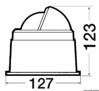 Osculati 25.017.00 Bussola Riviera 3" Bz3/Av bussole riviera da 3 80 mm