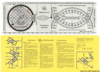 Osculati 26.142.85 Regolo Tracciatore Integrale strumenti per carteggio e inclinometro