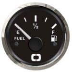 Osculati 27.321.02 Indicatore Carburante 10-180/240-33 Ohm Nero/Lucido strumentazione motore