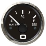 Osculati 27.321.29 Indicatore Livello Acqua 10-180 Ohm Nero/Lucida strumentazione motore