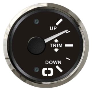 Osculati 27.321.20 Indicatore Trim 0-190 Ohm Nero/Lucida strumentazione motore