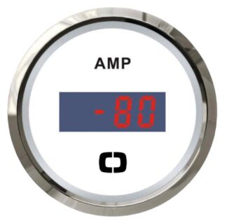 Osculati 27.322.44 Amperometro Digitale Con Shunt Bianco/Lucida strumentazione motore