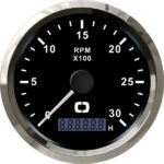 Osculati 27.326.01 Contagiri 0-3000 Rpm Nero/Lucida strumentazione motore