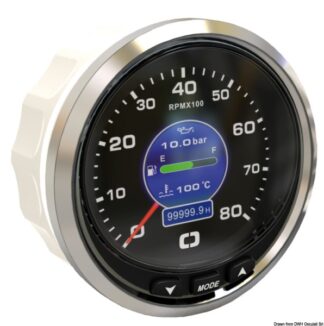 Osculati 27.328.01 Strumento Multifunzione Lcd Kmg strumentazione motore