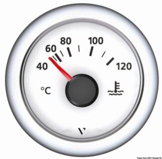 Osculati 27.488.01 Termometro Acqua Bianco strumenti vdo marine serie viewline