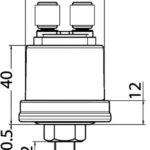Osculati 27.502.00 Bulbo Olio 10 Bar 1/8-27 Npt Poli A Massa accessori per vdo serie ocean e view line