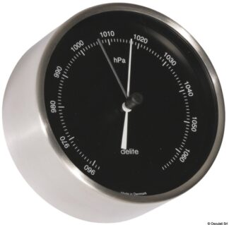 Osculati 28.859.12 Barometro Clausen Inox Satinato/Nero strumentazione clausen